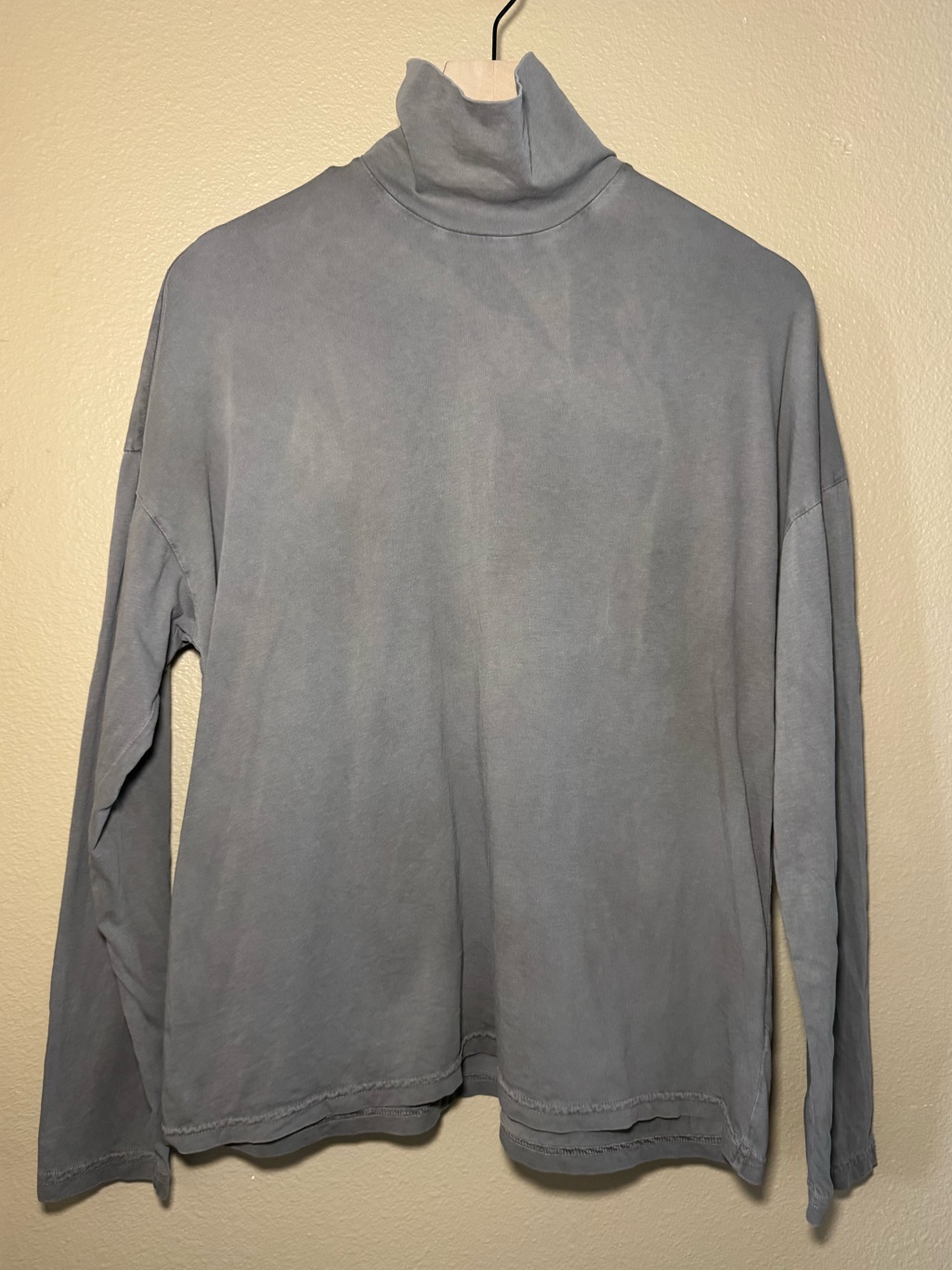 Olderbrother Long Sleeve Turtleneck Organic Japanese Cotton Shirt Men’s Size Xs — image 2 of 8